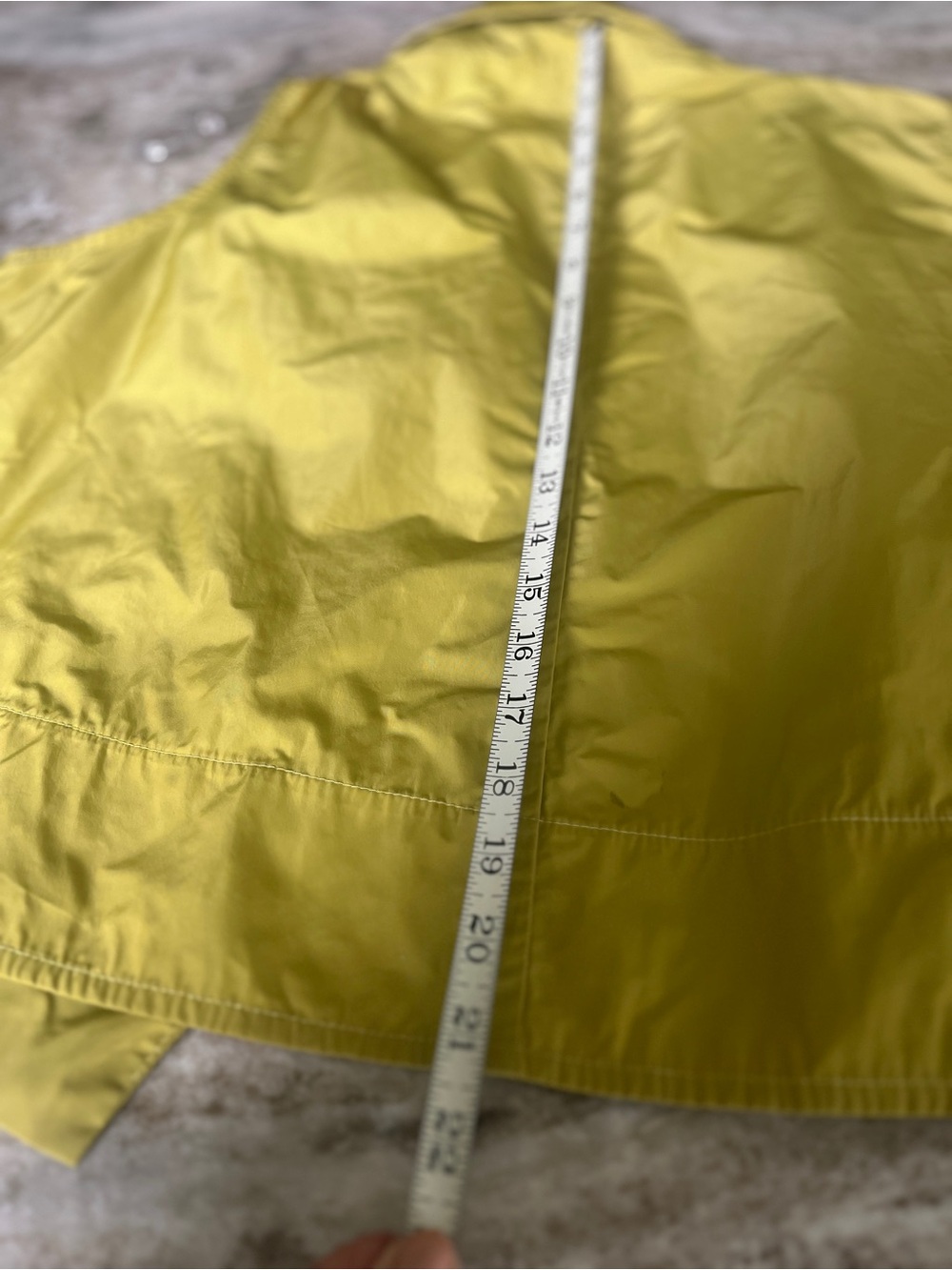 SUN KIM by Comfy. Sunny Yellow Sleeveless Vest with Draped Collar.
Small. - Picture 4 of 4